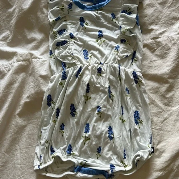Kyte Baby Bluebells Bubble Romper - Picture 1 of 2